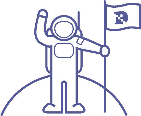 Spaceman - Drawing (700x522), Png Download