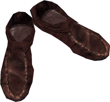Stitched Leather Shoes - Shoe (500x600), Png Download