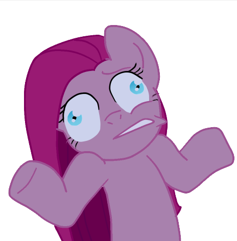 Pinkamena Diane Pie Shrug - Pinkamena Diane Pie Png (464x472), Png Download