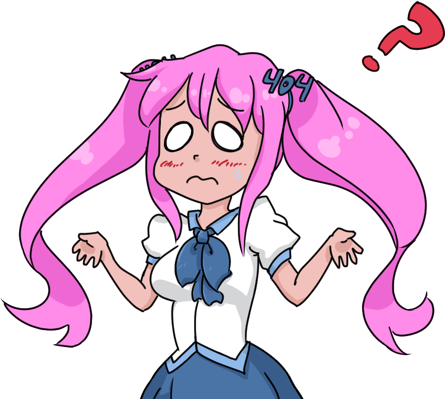 Shrug-emote - Anime Shrug Emote Transparent (920x800), Png Download