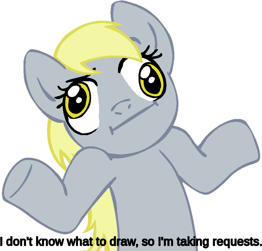 Derpy Hooves, - Mlp Shrug Derpy (945x945), Png Download