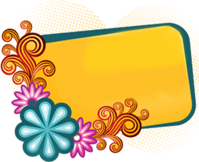 Colorful Page Borders Free - Colorful Design Border Png (400x327), Png Download