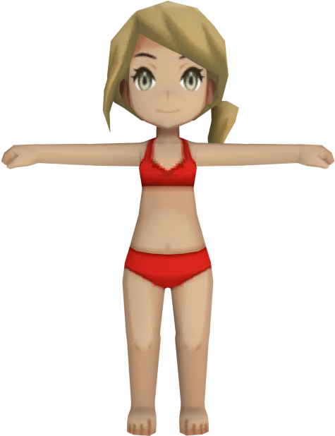 Download Zip Archive - Pokemon Swimmer Model (750x650), Png Download