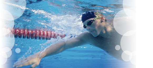 Swimmer - Freestyle Swimming Technique (581x257), Png Download