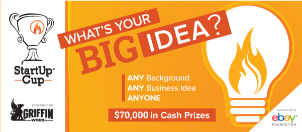 This Past Weekend, In3 Hosted The First Ever Ebay Startup - Ebay Startup Cup (600x338), Png Download