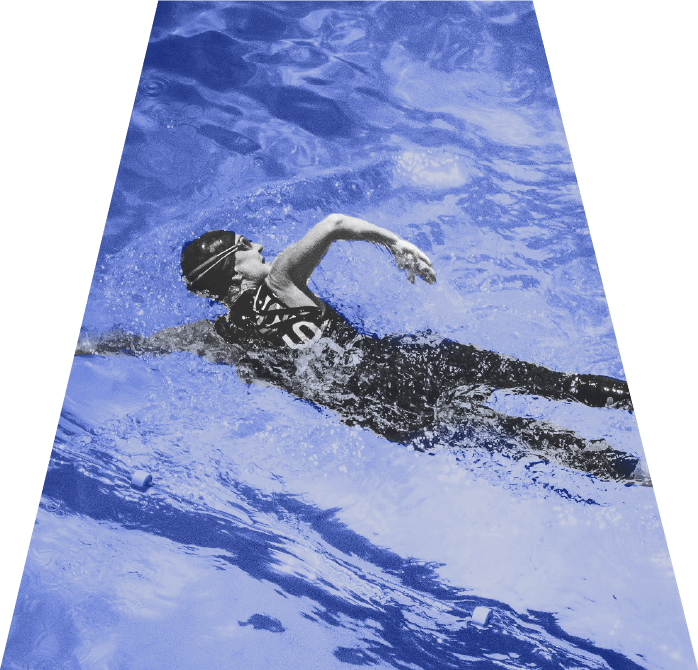 Swimming - Freestyle Swimming (698x670), Png Download