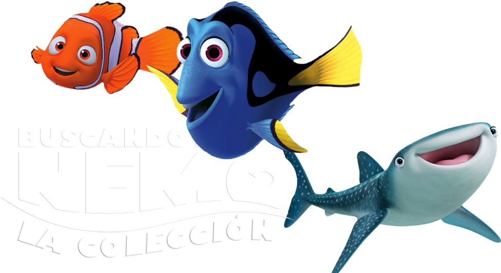Finding Nemo Collection - Finding Dory Shark Whale (1000x562), Png Download