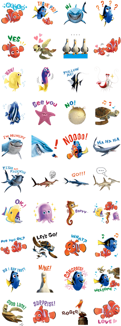 Finding Nemo - Gadget Alla Ricerca Di Dory (420x1121), Png Download