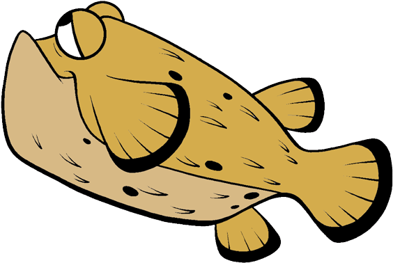 Bloat - Finding Nemo Bloat Drawing (576x395), Png Download