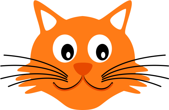 Cute Cat Illustration Vector And Png - Cat (1200x628), Png Download