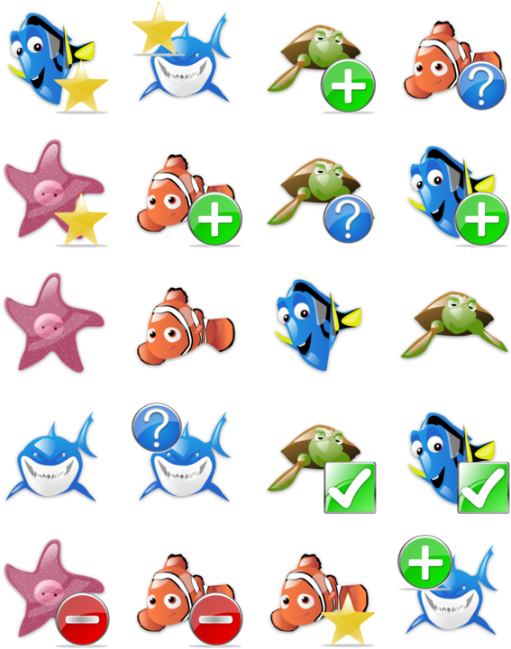Search - Finding Nemo (592x740), Png Download