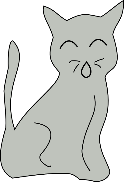 Cat (408x596), Png Download