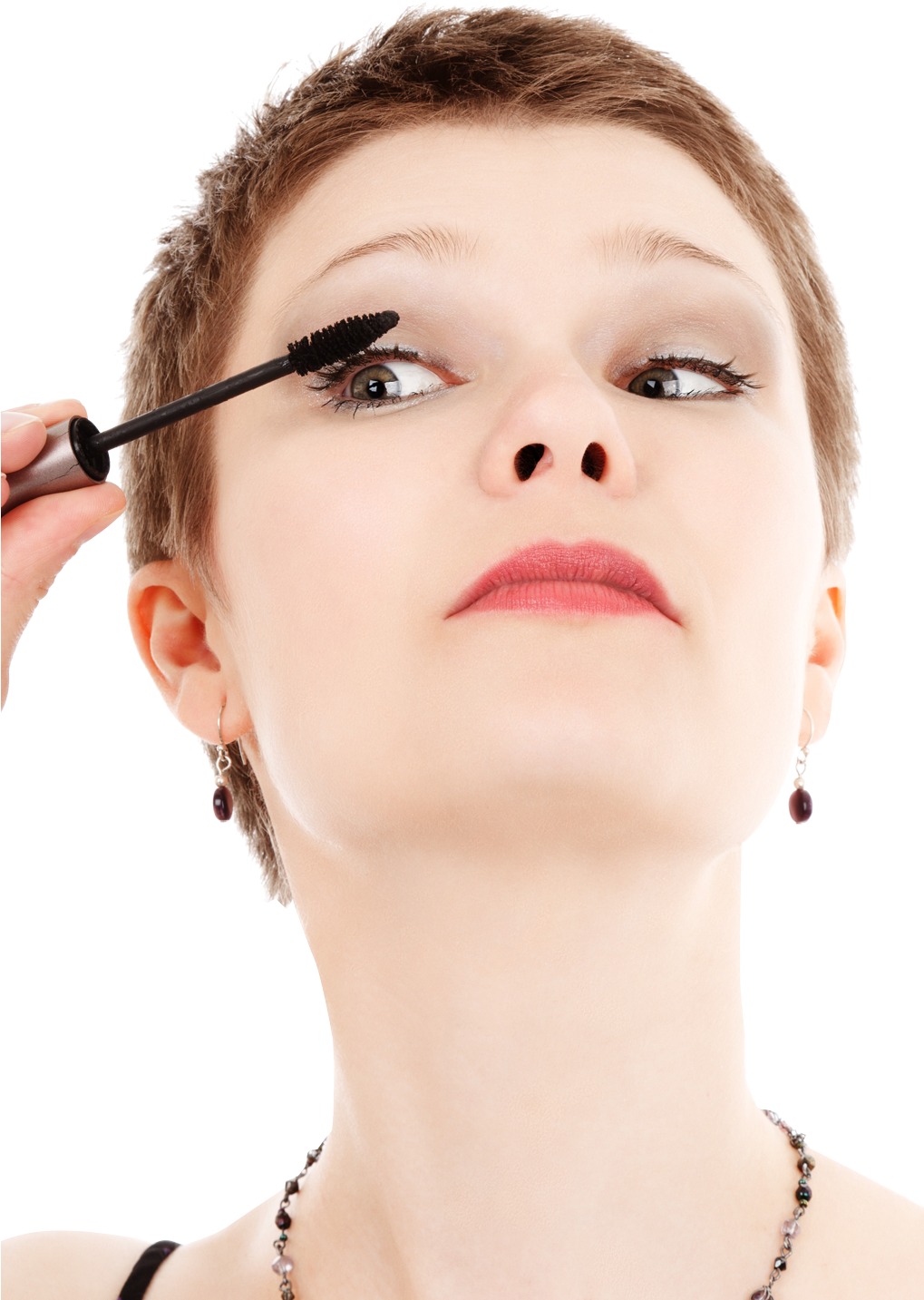 Download Girl Doing Makeup Png Image - Girl Doing Makeup Png (500x715), Png Download