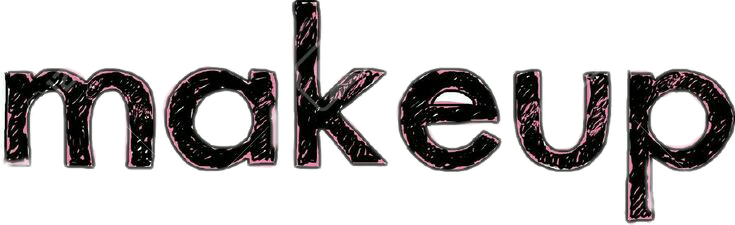 Report Abuse - Make Up En Letras (735x225), Png Download