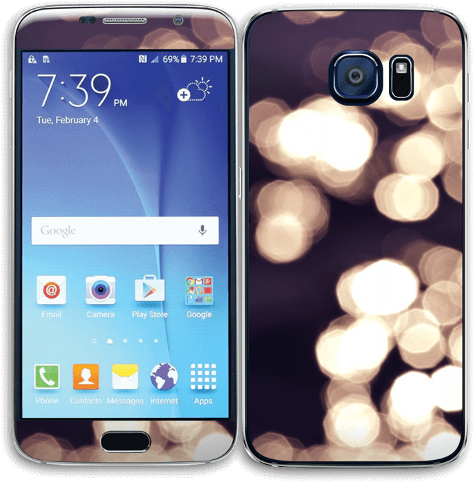Flashing Lights - - Samsung Galaxy S6 (g920f 64gb 4g Lte) Mobile Phone (785x800), Png Download