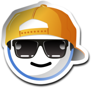 The Dancer Wears A Blinged Golden Cap, Dark Shades - Just Dance Male Avatar (480x480), Png Download