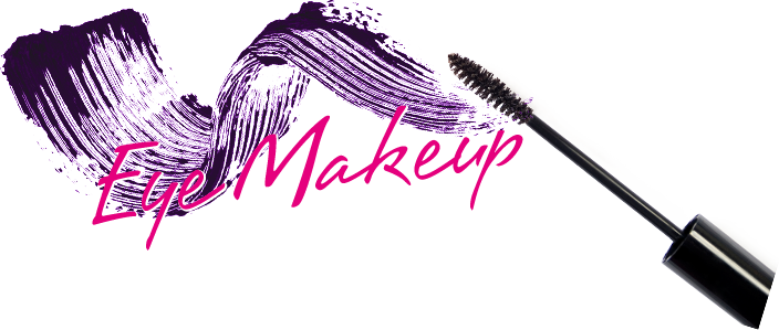 Eye Makeup - Eye Make Up Png (704x299), Png Download
