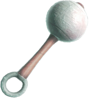 Rattle - Transparent Baby Rattle Png (343x378), Png Download