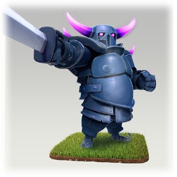 Clsh Of Clans, Clash Games, Clash Royale, Widescreen - Clash Royale Pekka Figure (360x360), Png Download