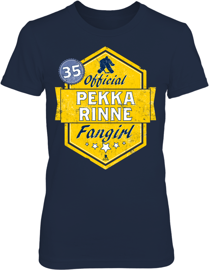 Official Pekka Rinne Fangirl T Shirt - Official Pekka Rinne Fangirl Unisex Long Sleeve (1000x1000), Png Download