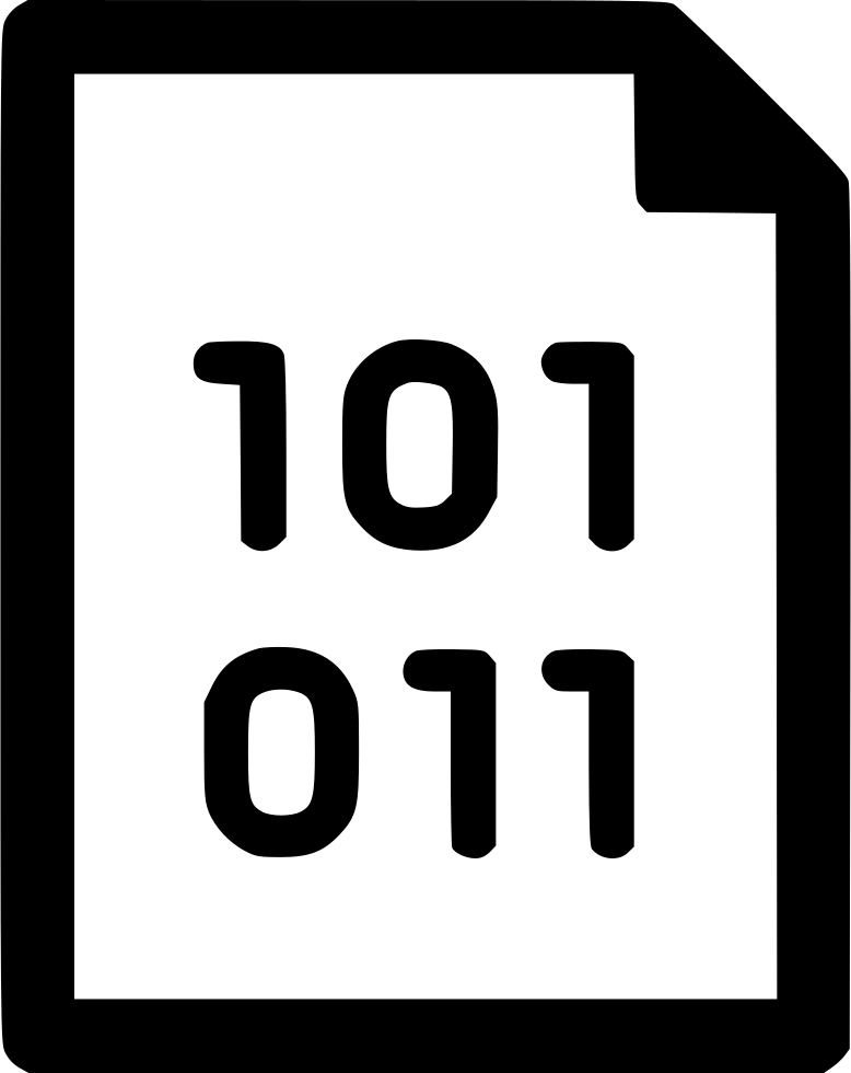 File Binary Code - Text File (778x980), Png Download