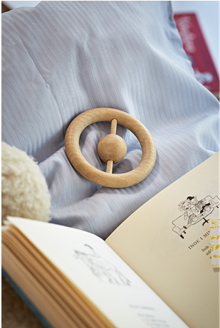 Kay Bojesen Denmark Baby Rattle - Kay Bojesen - Rattle, Natural Beech Wood (460x460), Png Download