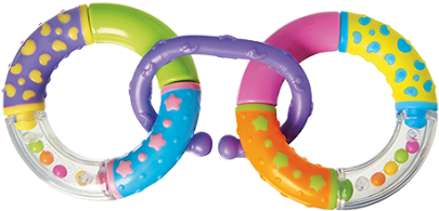 Ring Rattle - Rattle (420x420), Png Download