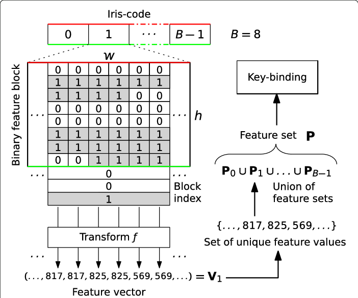 Graphic Black And White Download Proposed Iris Code - Column (702x584), Png Download