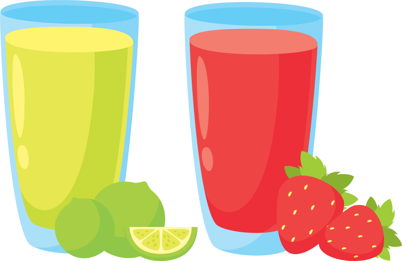 Cliparts Similar To Juice Clipart Drinking Glass (1408x915), Png Download