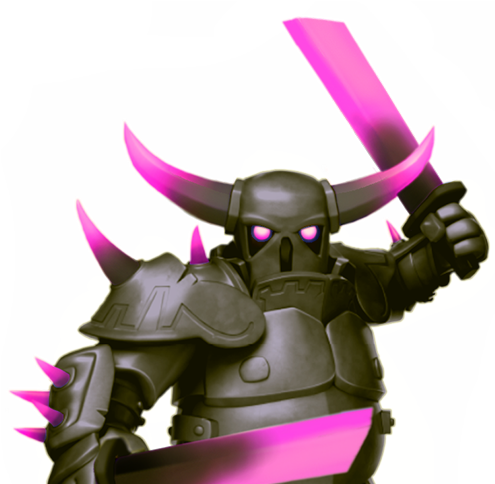 Dragon Samurai - Coc Pekka Level 7 (494x496), Png Download