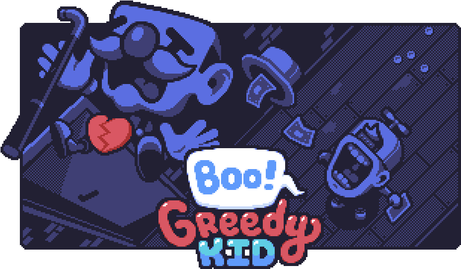Boo Greedy Kid (966x546), Png Download