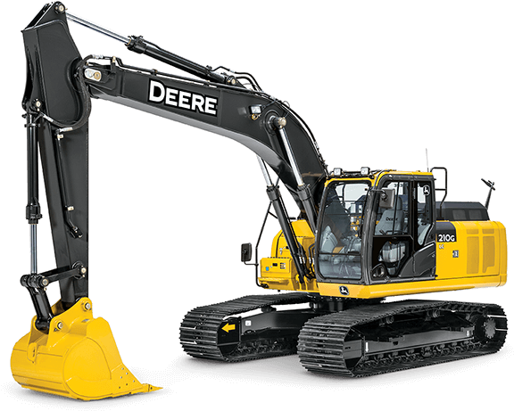 Request More Information - John Deere 210 Excavator (642x462), Png Download