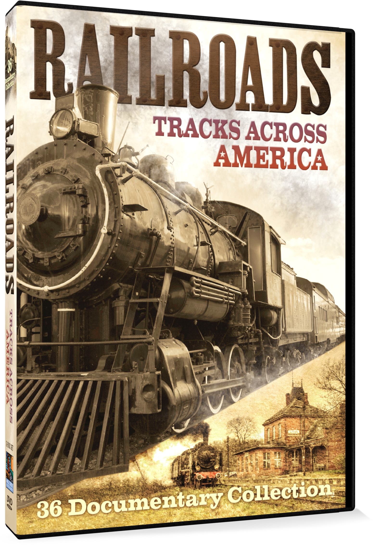 Tracks Across America - Railroads: Tracks Across America Dvd (307x443), Png Download