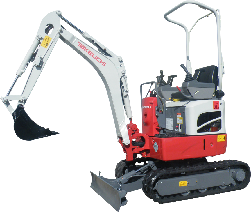 Takeuchi Tb210r (864x728), Png Download