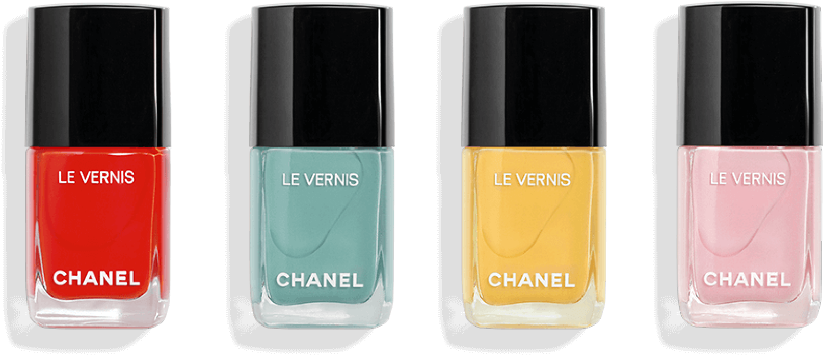 Nail Polishes Chanel Ss18 - Chanel Nail Polish 2018 (1637x786), Png Download