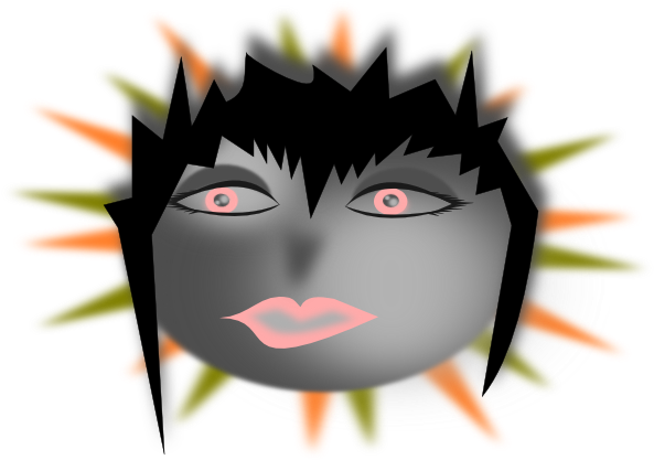How To Set Use Scary Woman Face Clipart (600x420), Png Download