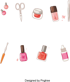 Cartoon Handpainted Simple Cosmetic Icon Design, Cartoon, - Design (360x360), Png Download
