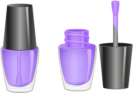 Gel Polish - Nail Polish (500x363), Png Download