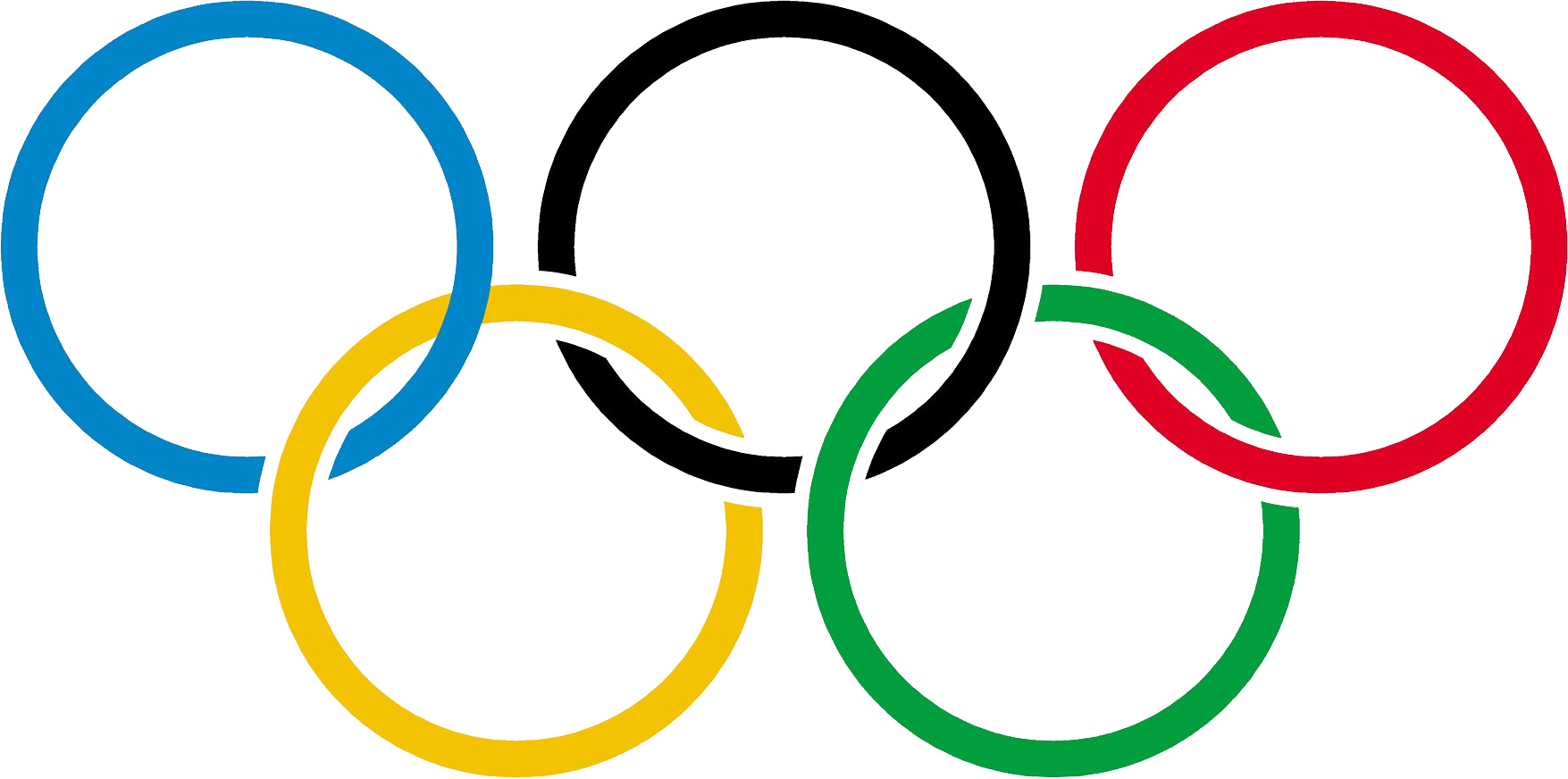 Olympic Rings Png - Anillos De Los Juegos Olimpicos (1755x872), Png Download