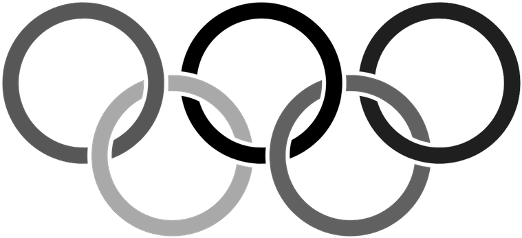 Olympic Rings Png - Historical Dictionary Of The Olympic Movement By Bill (800x388), Png Download