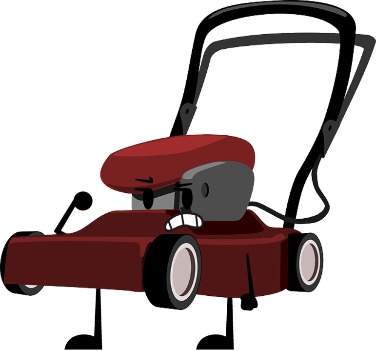 Lawnmower - Lawn Mower Clipart Png (771x719), Png Download