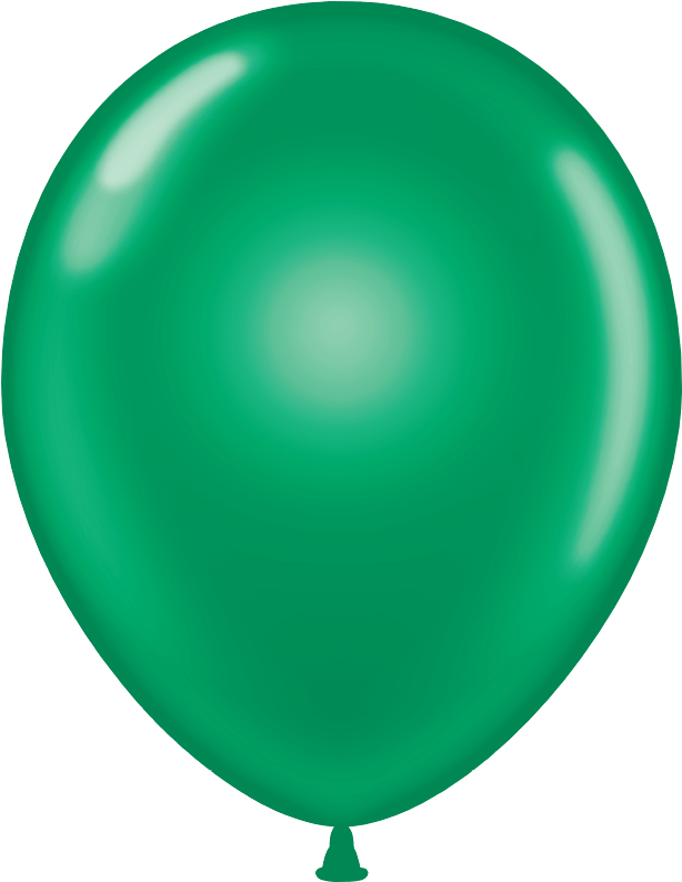 Emerald Green - Green Metallic Balloon (800x800), Png Download