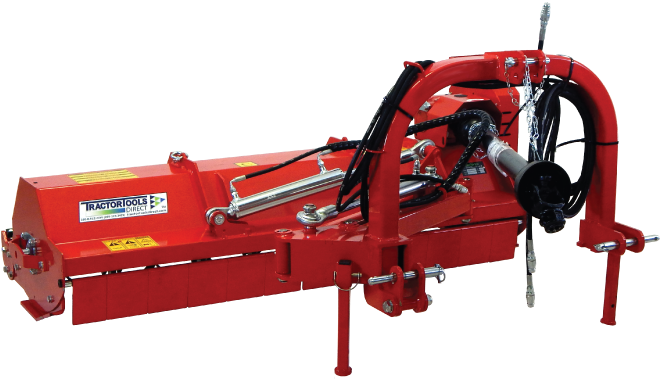 T62 Hydraulic Offset Flail Mower Detail - Flail Mower (800x600), Png Download