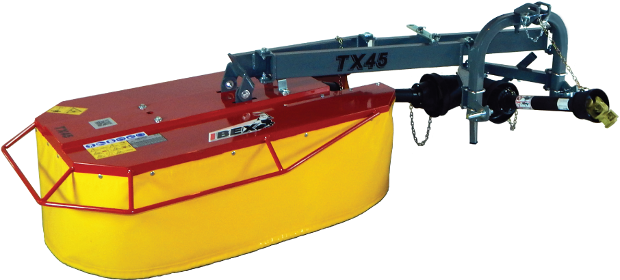 Tx45 Drum Mower Front View - Hay (1083x814), Png Download