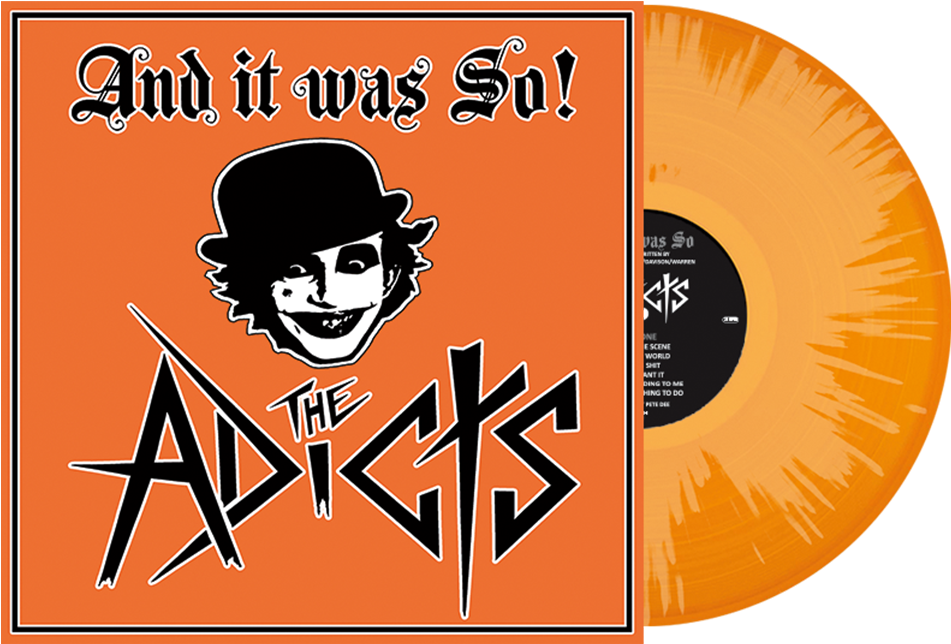 Orange/ White Splatter Vinyl Import - Adicts - And It Was So! - Lp Lp (1000x1000), Png Download