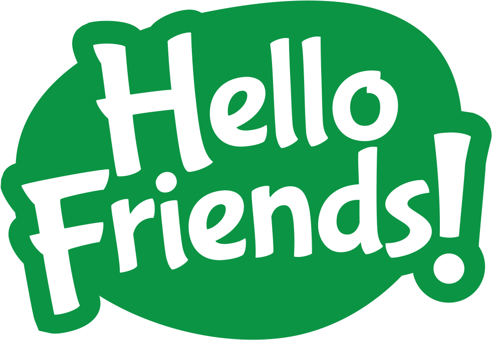 Hello Friends Logo - Friends (983x686), Png Download
