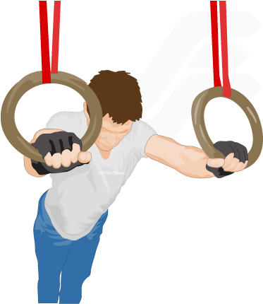 Ring - Push Up Rings (397x429), Png Download
