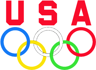 Unique Pics Of The Olympic Rings Usa Olympic Team Logo - Lake Placid (418x305), Png Download