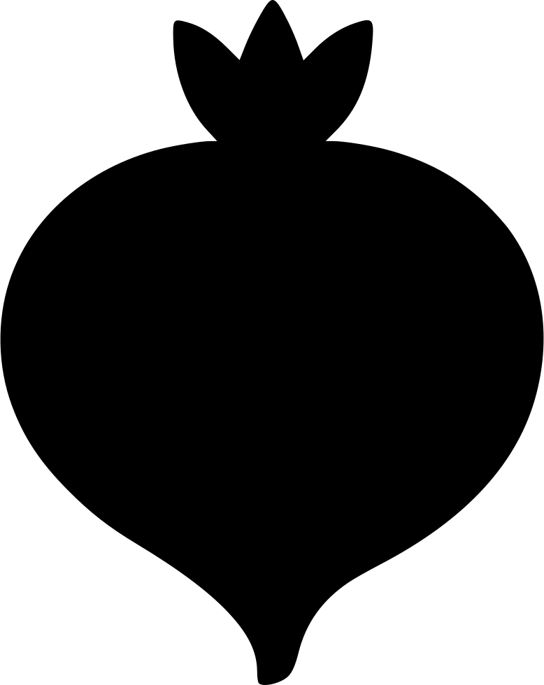 Png File - Turnip Silhouette (778x980), Png Download