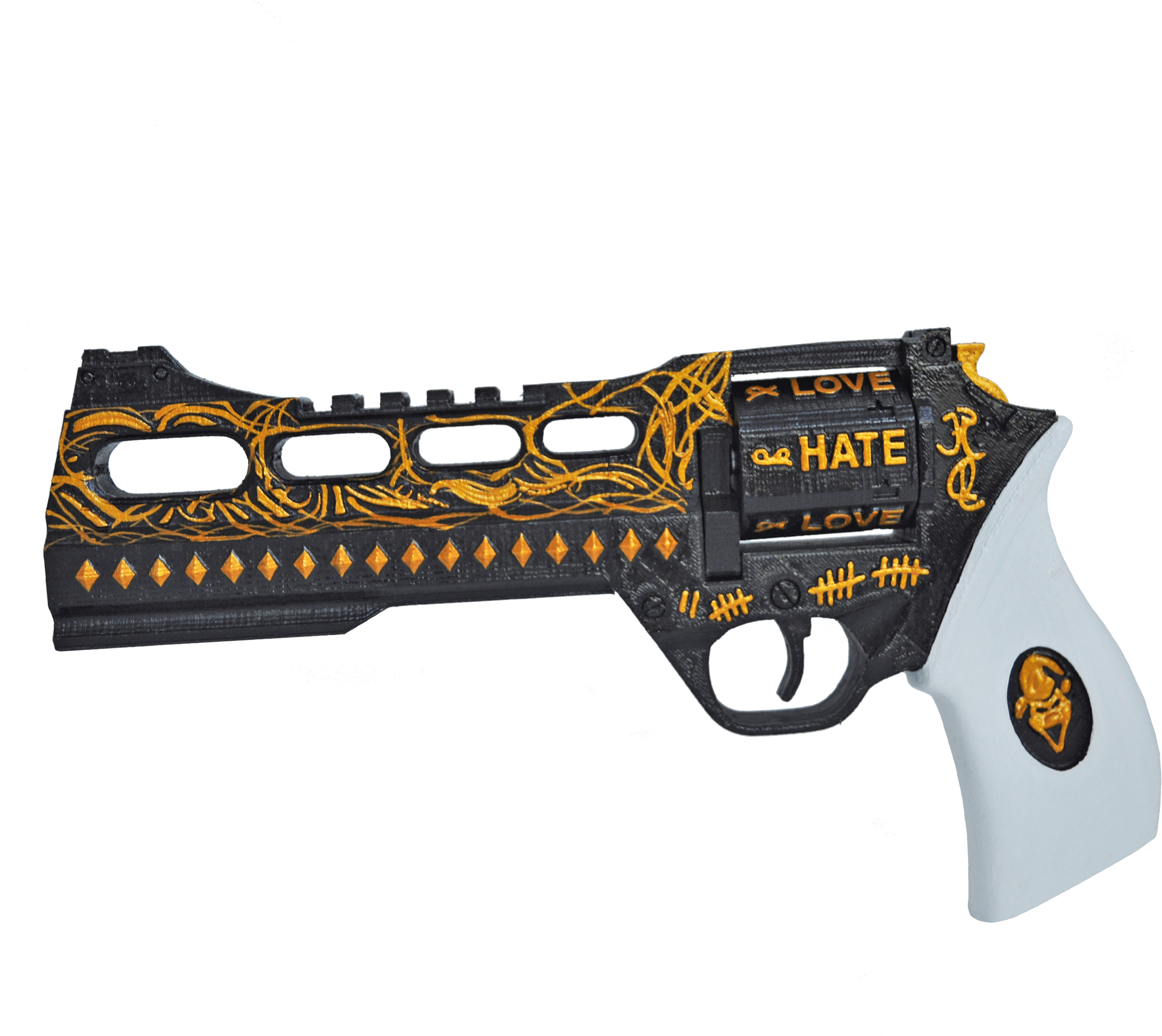 Harley Quinn Pistol - Harley Quinn Gun (2500x2500), Png Download